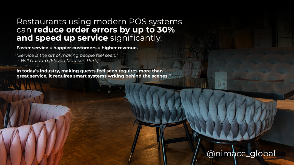 Elegant restaurant interior with attentive service, showcasing a seamless and personalised dining experience